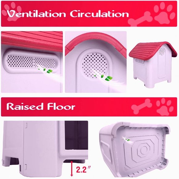 Large plastic kennel pet kennel - Picture 4 of 7